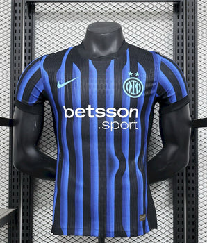 Inter Milan Domicile Version Joueur 2025/2026 - Domicile / S - Vêtements de sport