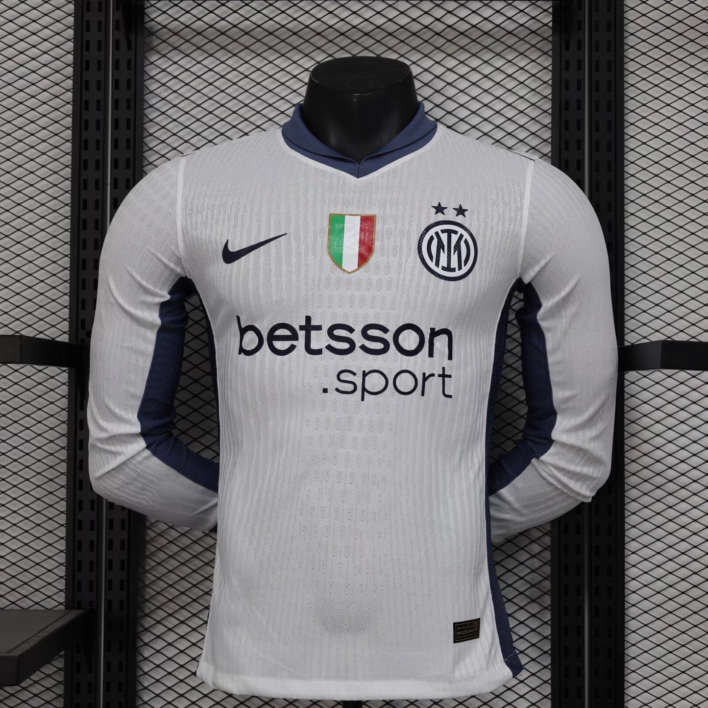 Inter Milan Extérieur Manches Longues Version Joueur 2024/2025 - Vêtements de sport