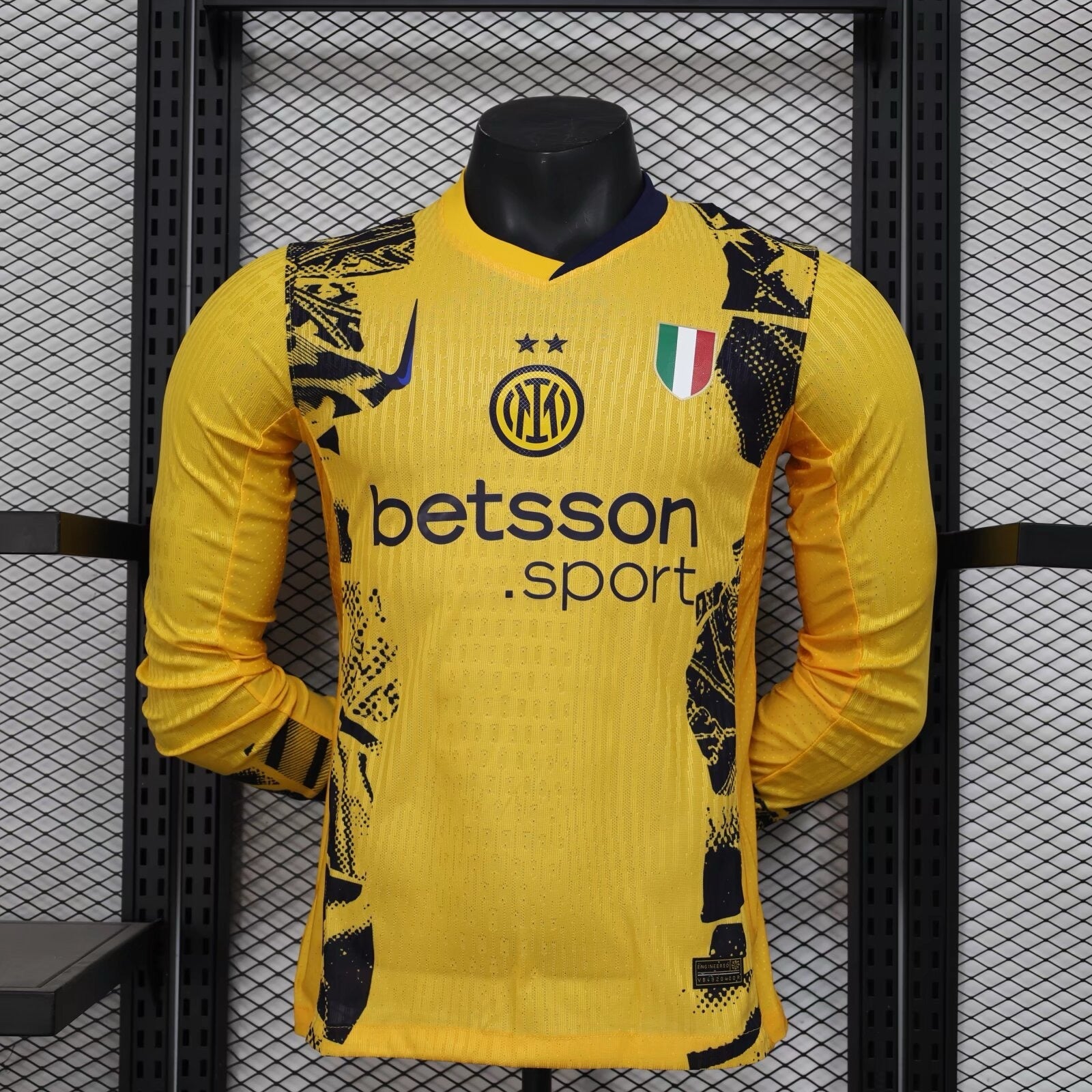 Inter Milan Third Version Joueur Manches Longues 2024/2025 - Third / S - Vêtements de sport