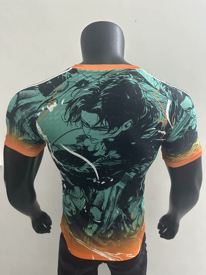 Japon Attaque Des Titans Livaï Version Joueur 2024/2025 - Vêtements de sport