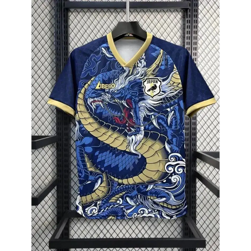 Japon Concept Dragon Blue Gold - Blue/Gold Dragon / S - Vêtements de sport