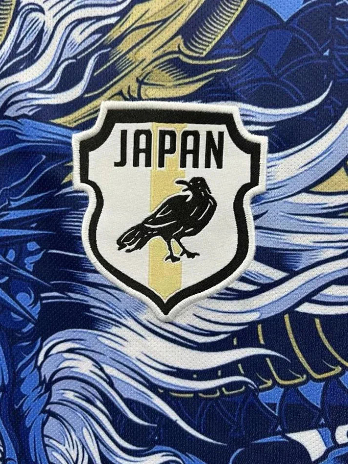 Japon Concept Dragon Blue Gold - Vêtements de sport