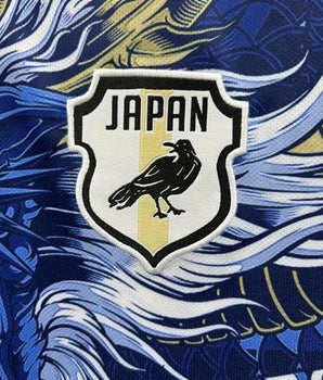 Japon Concept Dragon Blue Gold - Vêtements de sport