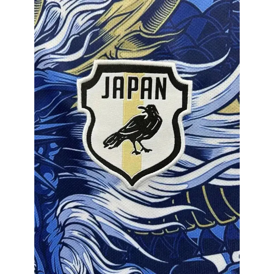 Japon Concept Dragon Blue Gold - Vêtements de sport