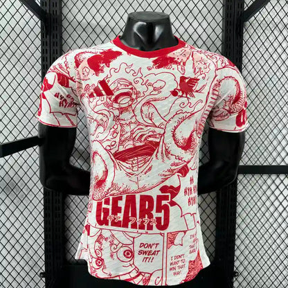 Japon Luffy Gear 5 Version Joueur 2025/2026 - Vêtements de sport