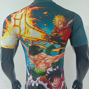 Japon One Piece Luffy Zoro Sanji Version Joueur 2025/2026 - Vêtements de sport