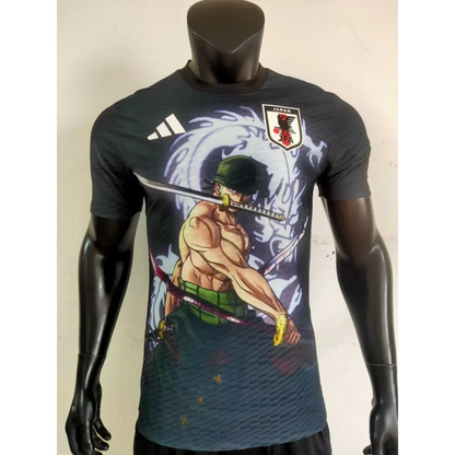 Japon One Piece Zoro Noir Version Joueur 2025/2026 - Vêtements de sport
