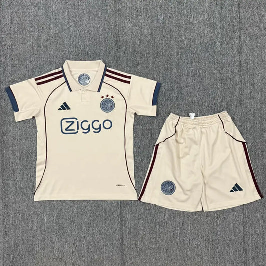 Kit enfant Ajax Amsterdam Extérieur 2 25/26 Vêtements de sport