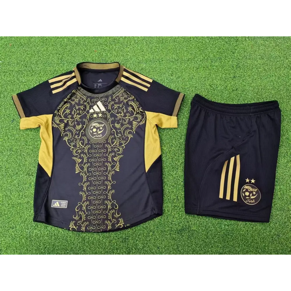 Kit enfant Algérie noir 2025/2026 - Vêtements de sport
