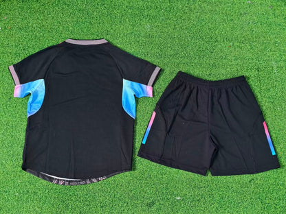 Kit enfant Algérie noir et bleu 2025/2026 - Vêtements de sport