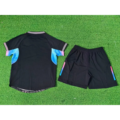 Kit enfant Algérie noir et bleu 2025/2026 - Vêtements de sport