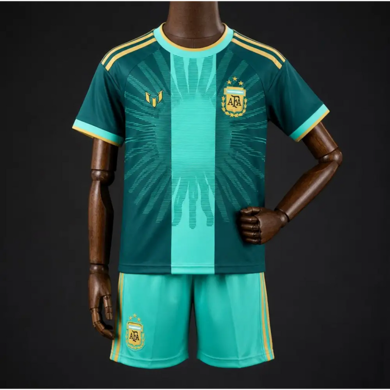 Kit enfant Argentine Messi Domicile 2026/2027 Vert - Vêtements de sport
