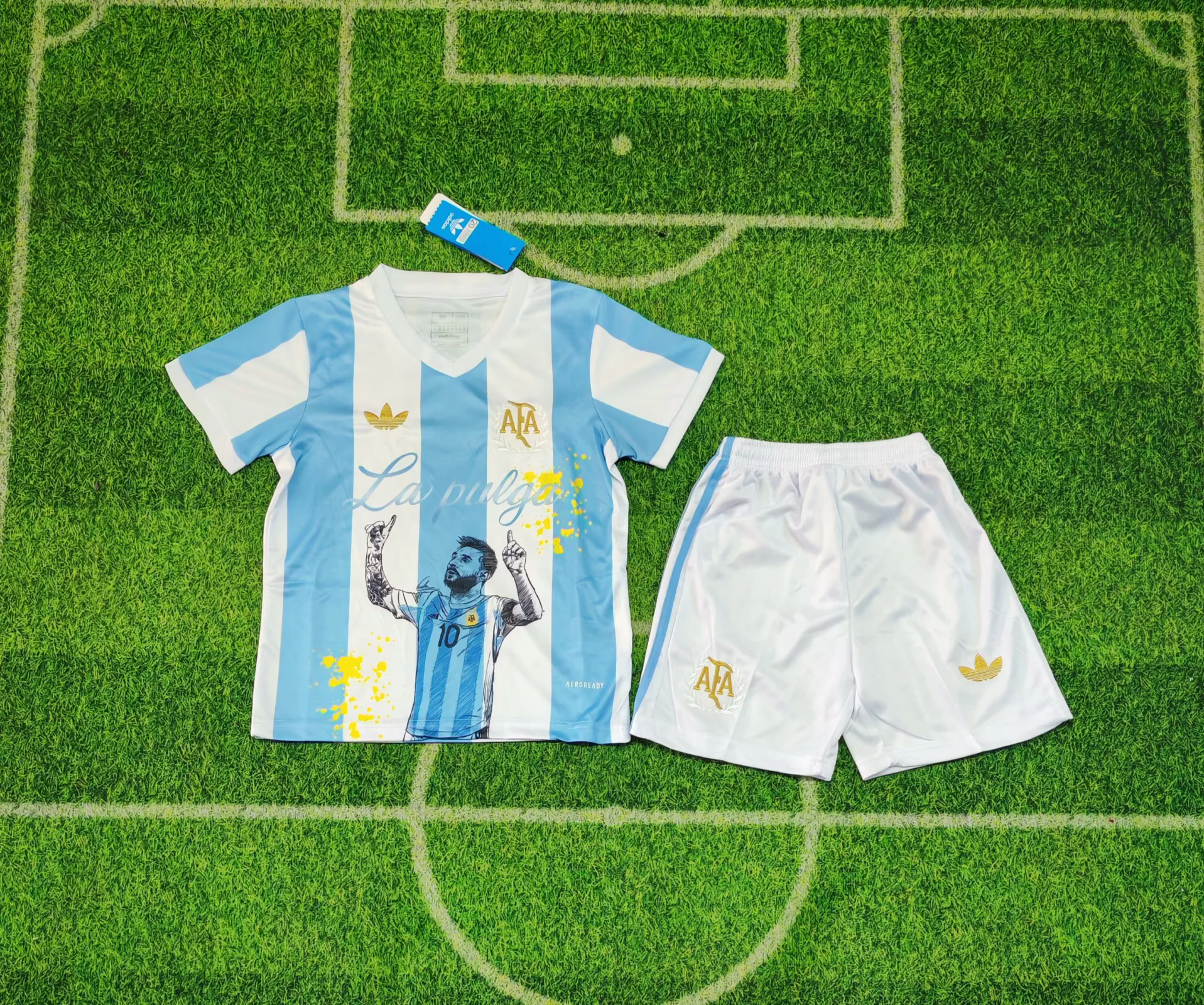 Kit enfant Argentine Messi Spécial Edition 2025/2026 Vêtements de sport