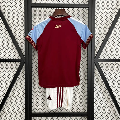 Kit enfant Aston Villa domicile 2025/2026 - Vêtements de sport