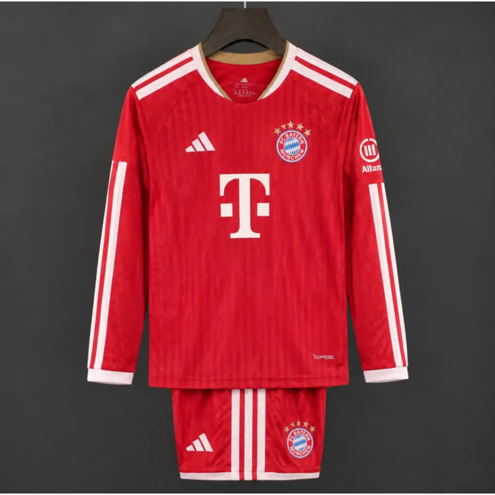 Kit enfant Bayern Munich Domicile 2026/2027 Manches longues - Vêtements de sport