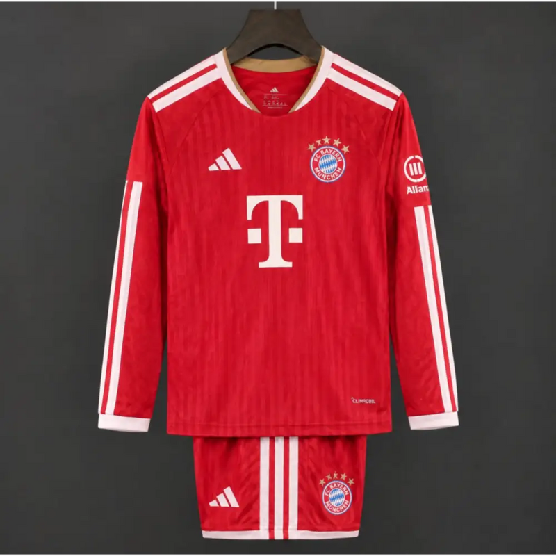 Kit enfant Bayern Munich Domicile 2026/2027 Manches longues - Vêtements de sport