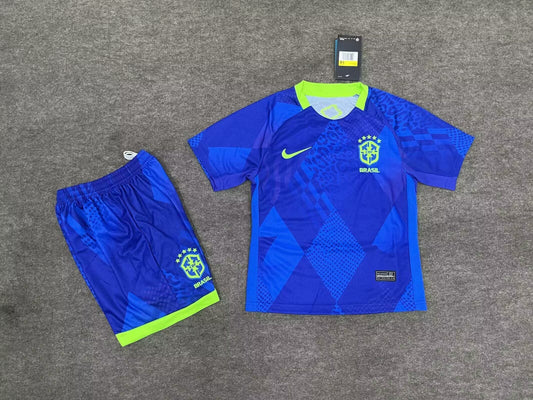 Kit enfant Brésil 2025/2026 Vêtements de sport