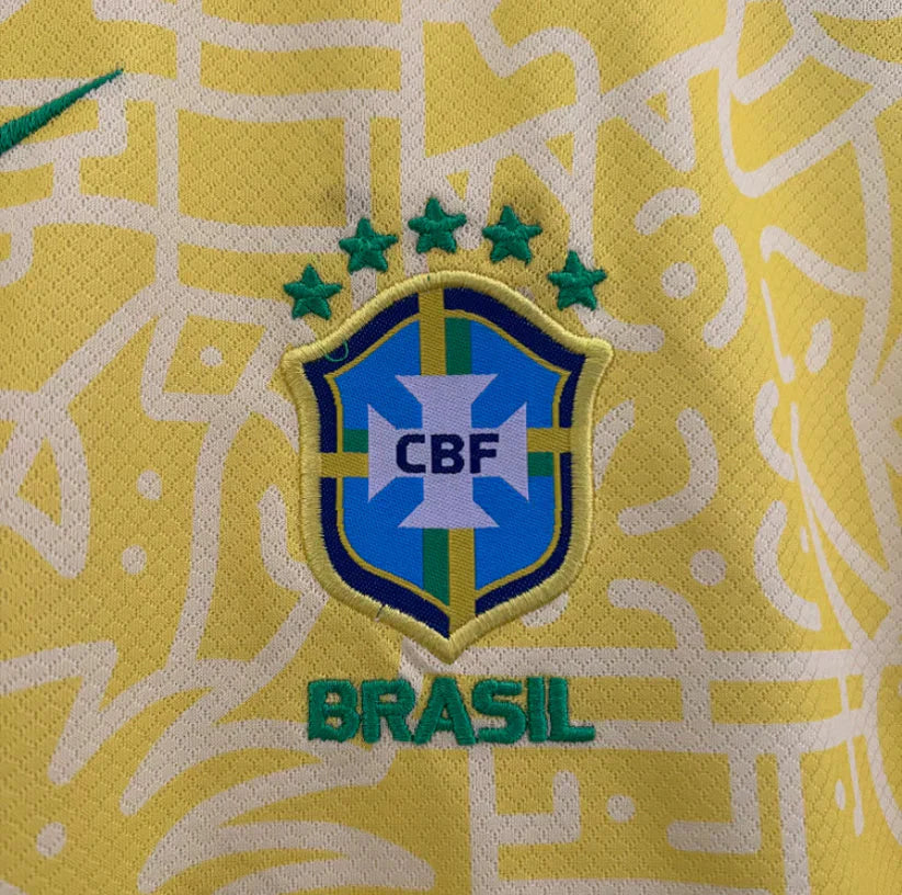 Kit enfant Brésil Domicile 2024 - Vêtements de sport