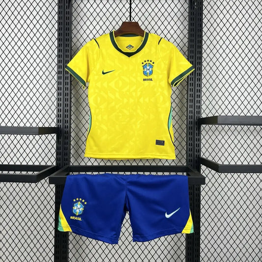Kit enfant Brésil Domicile Coupe du Monde 2026 - Vêtements de sport