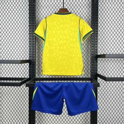 Kit enfant Brésil Domicile Coupe du Monde 2026 - Vêtements de sport