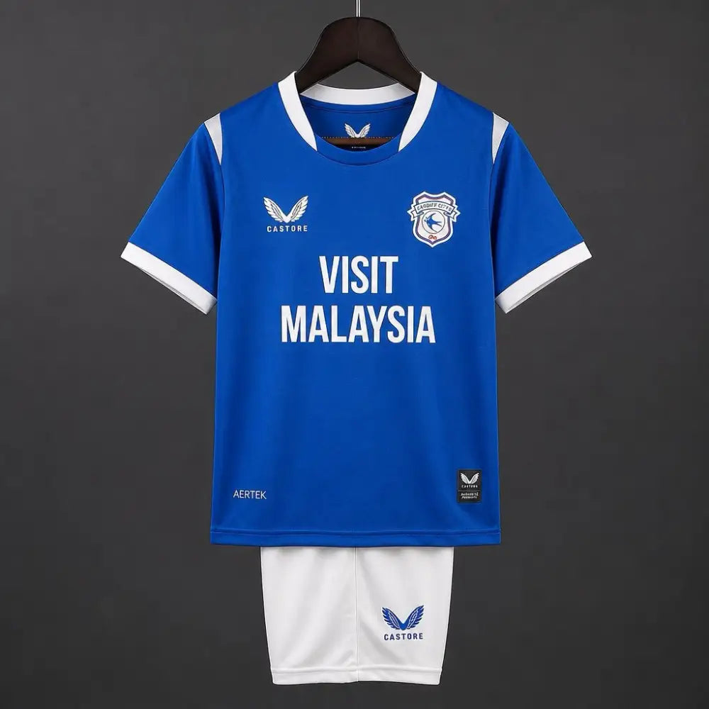 Kit enfant Cardiff City Domicile 2026/2027 - Vêtements de sport