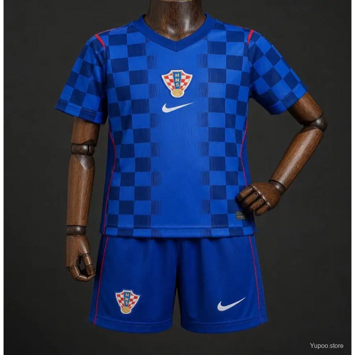Kit enfant Croatie Coupe du Monde Extérieur 2026 - Vêtements de sport