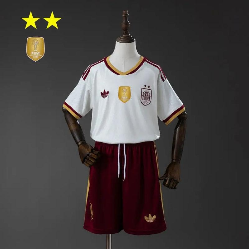 Kit enfant Espagne Extérieur Coupe du Monde 2026 2 étoiles - Vêtements de sport