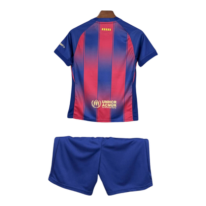 Kit Enfant FC Barcelone Domicile 25/26 - Vêtements de sport