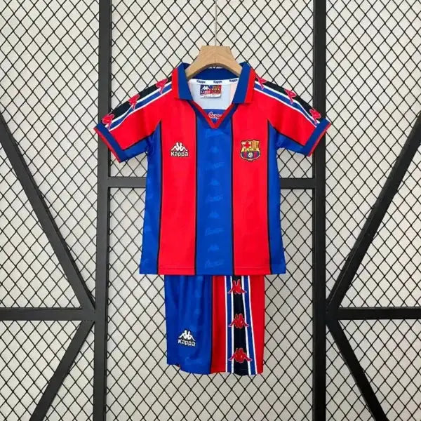 Kit Enfant FC Barcelone Retro 1995/1996 - Vêtements de sport