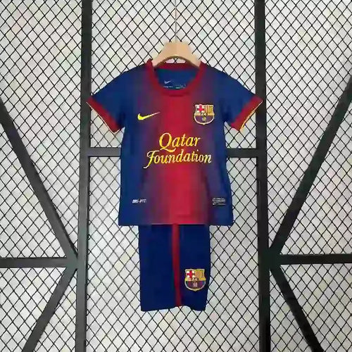 Kit Enfant FC Barcelone Domicile Retro 2012/2013 - Vêtements de sport