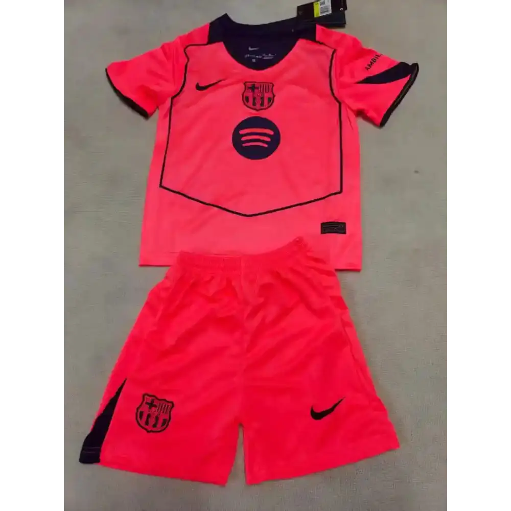 Kit Enfant FC Barcelone Extérieur 2 2025/2026 - 8-9 ans #MWS Options 2 - Vêtements de sport