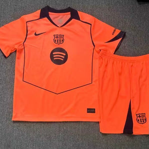 Kit Enfant FC Barcelone Orange 25/26 Vêtements de sport