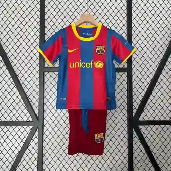 Kit Enfant FC Barcelone Retro 2010/2011 - Vêtements de sport