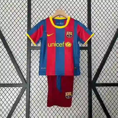 Kit Enfant FC Barcelone Retro 2010/2011 - Vêtements de sport