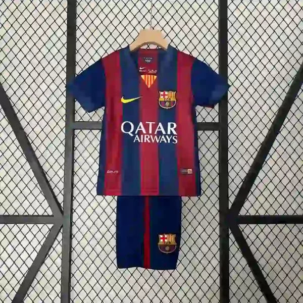 Kit Enfant FC Barcelone Retro 2014/2015 - Vêtements de sport