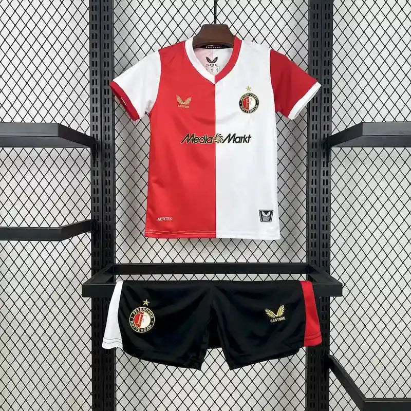 Kit Enfant Feyenoord Rotterdam Domicile 2025/2026 - Vêtements de sport