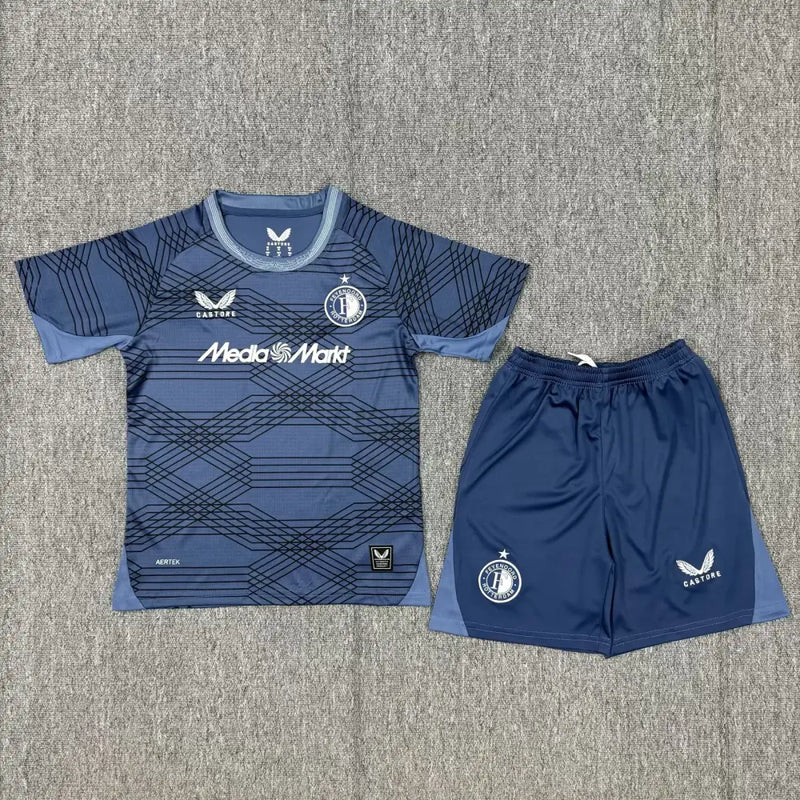 Kit Enfant Feyenoord Rotterdam Extérieur 2025/2026 Vêtements de sport