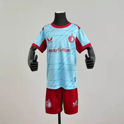 Kit Enfant Feyenoord Rotterdam Extérieur Second 2025/2026 - Vêtements de sport