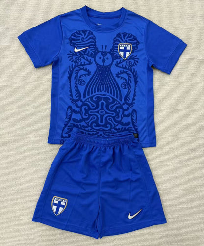 Kit enfant Finlande Extérieur 2025/2026 - Vêtements de sport