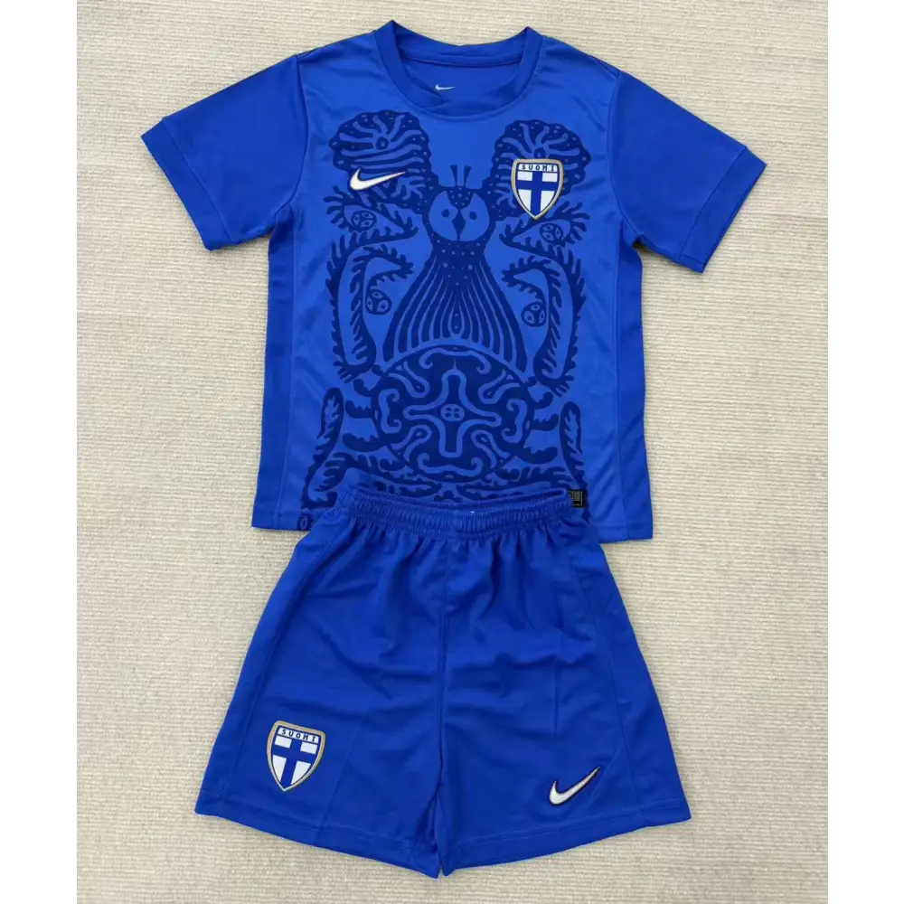 Kit enfant Finlande Extérieur 2025/2026 - Vêtements de sport