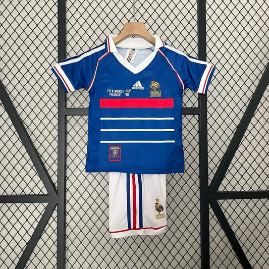 Kit enfant France Domicile Coupe du Monde 1998 - Vêtements de sport