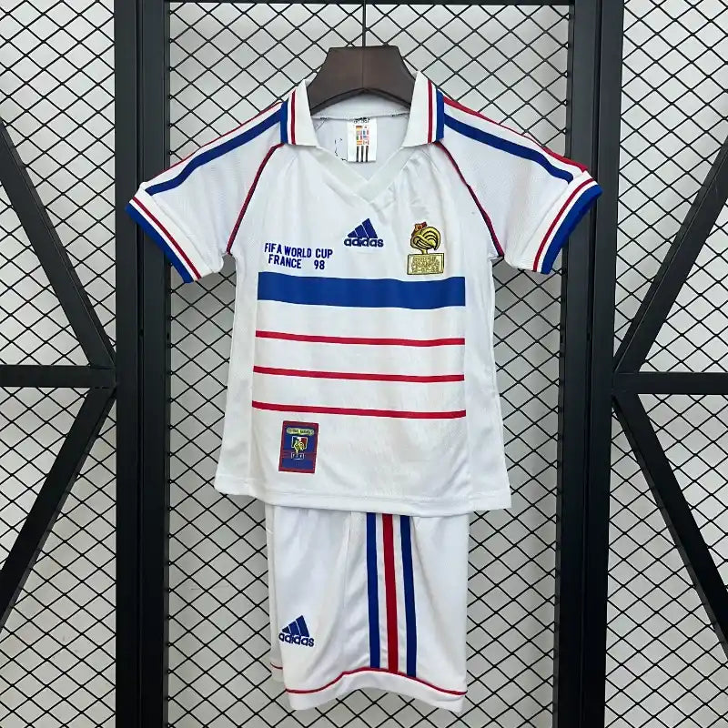 Kit enfant France Extérieur Retro 1998 - Vêtements de sport