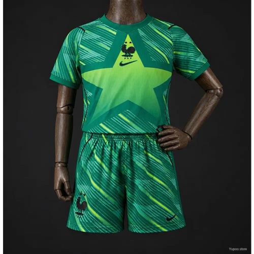 Kit enfant France Gardien Coupe du Monde 2026 vert - Vêtements de sport