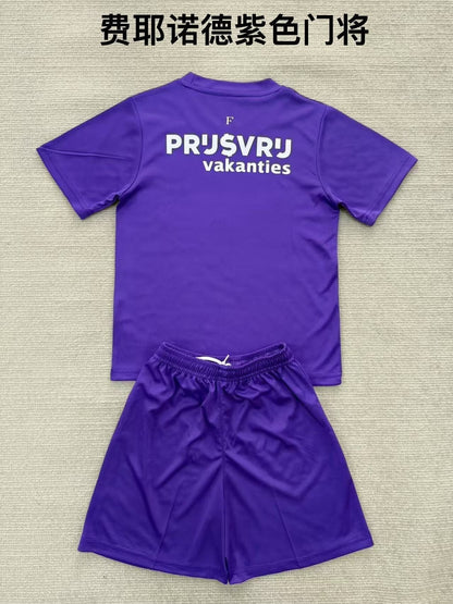 Kit Enfant Gardien Feyenoord Rotterdam 2025/2026 Vêtements de sport