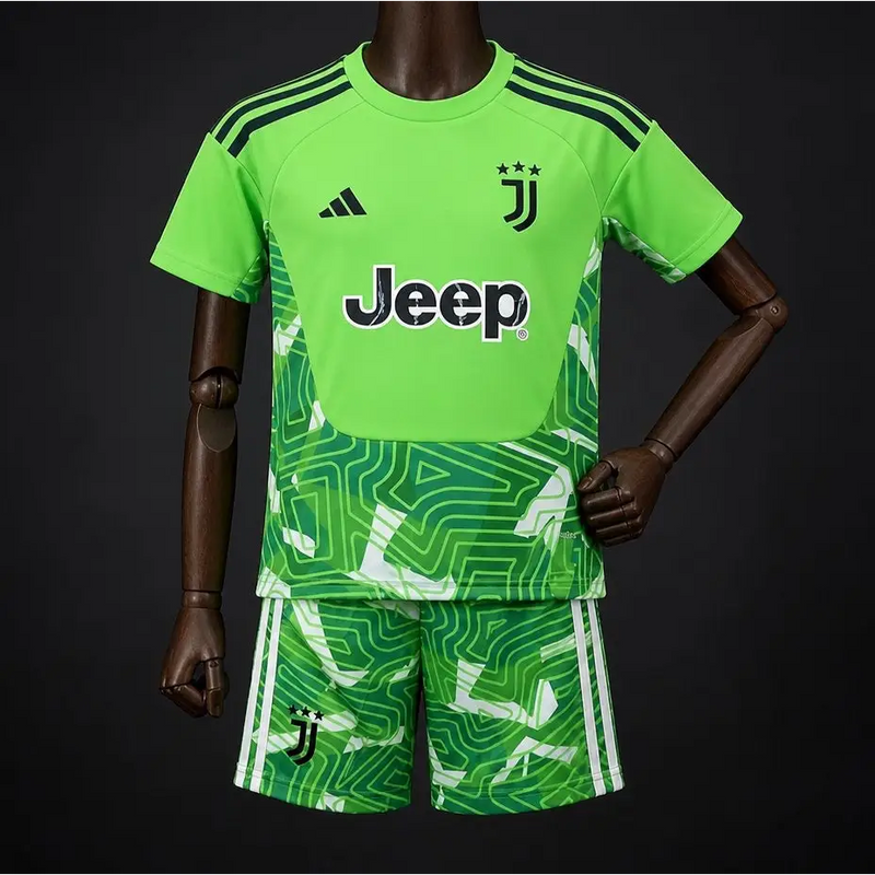 Kit Enfant Juventus Gardien 2026/2027 Vert - Vêtements de sport