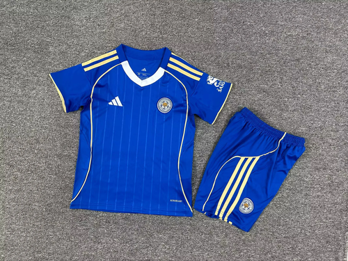 Kit Enfant Leicester Domicile 2025/2026 Vêtements de sport