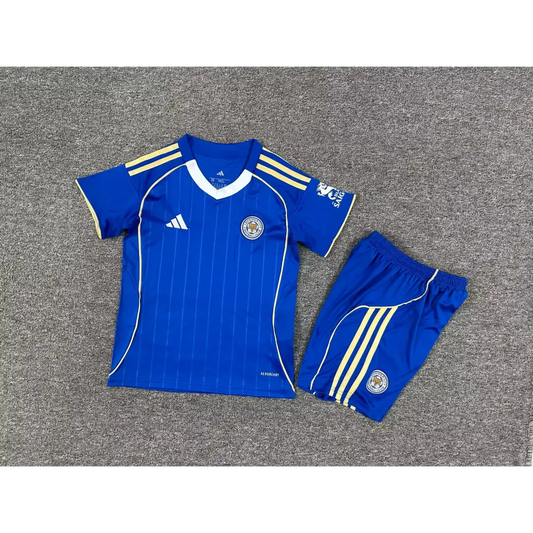 Kit Enfant Leicester Domicile 2025/2026 Vêtements de sport