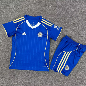 Kit Enfant Leicester Domicile 2025/2026 Vêtements de sport