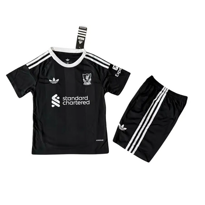 Kit enfant Liverpool concept noir 25/26 - Vêtements de sport