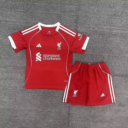 Kit enfant Liverpool Domicile 25/26 - S #MWS Options 1 - Vêtements de sport